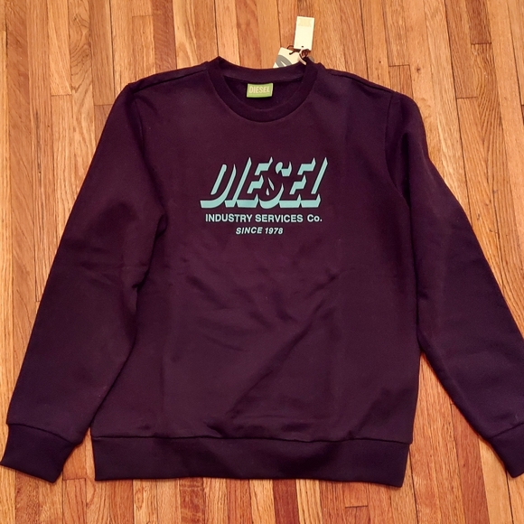 NEW! DIESEL CREW NECK SWEATER Men's XL